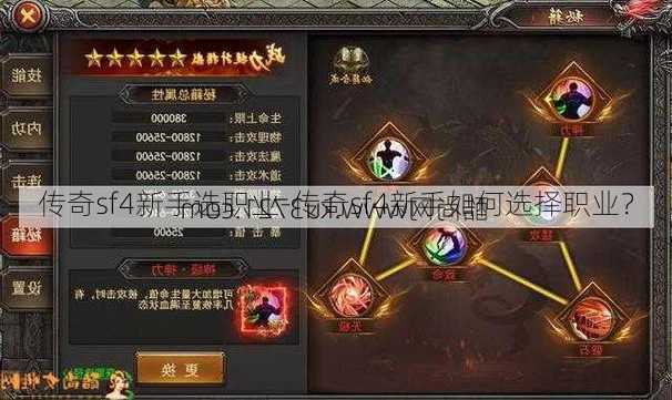 传奇sf4新手选职业-传奇sf4新手如何选择职业？